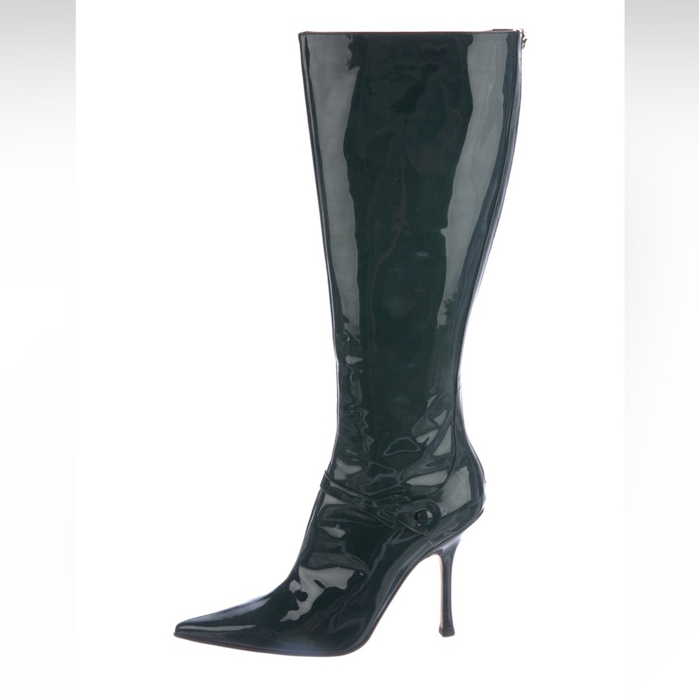 Patent Green Jimmy Choo